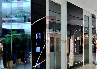 1600 كجم مصعد زجاجي بانورامي لمشاهدة معالم المدينة لمركز التسوق