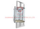 تهوية Kinfe باب واحد 1.75m / S 800kg مصعد بانورامي لمشاهدة معالم المدينة