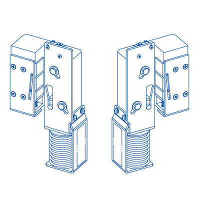 عرض 9/10 مم من قضبان التوجيه، معدات السلامة الإلكترونية، قطع غيار المصعد