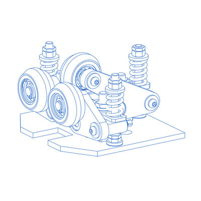 مادة PU الأحذية المرونة المرونة أجزاء إصلاح المصعد