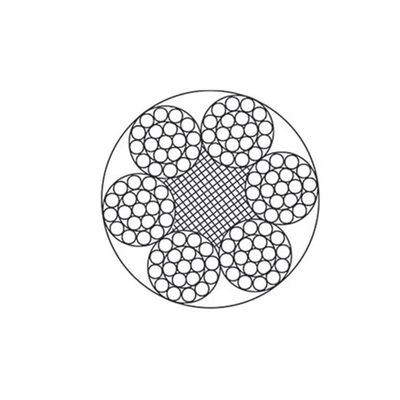 الصين Ungalvanized Steel Wire Rope 6x19+IWR, 1570-1870MPa, 3-46mm, For Lifting & Dragging, High Breaking Load مزود