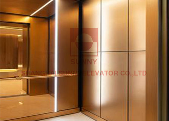مصعد منزلي 450 كجم 0.4 م / ث مع خدمة احترافية في بناء الأعمال على سلسلة الرفع