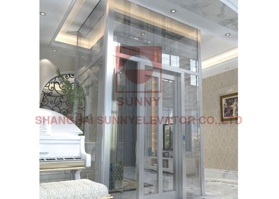 SUS304 ملموسة رمح 0.2m / S بانورامي زجاج البيت مصعد المصعد