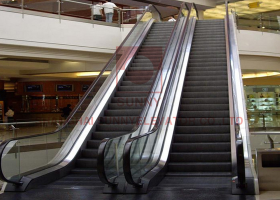 VVVF 800mm Shopping Mall سكني السلالم المتحركة السلالم الزجاج المقسى