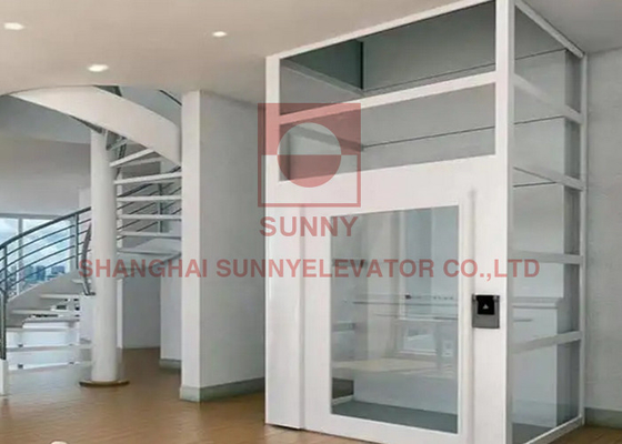 3 آلة الكلمة Roomless Mini Home Elevator Lift للشقة
