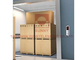 VVVF Drive Cargo Freight Elevator Door Sider Door مع لوحة متقلب