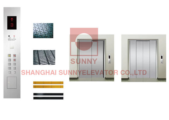 مصعد الشحن ذو سعة حمولة 1150 كجم مع نظام VVVF Inverter Driving System وتصميم غرفة الآلات مزود