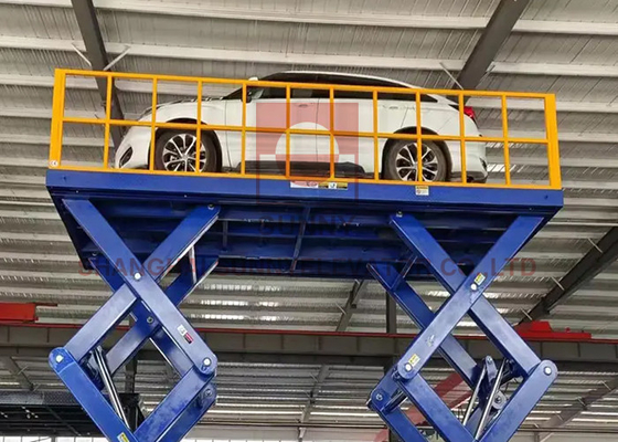 110V-460V مقص سيارة رفع الحمل 3000 ~ 7000kg مع الهيدروليك مدفوعة