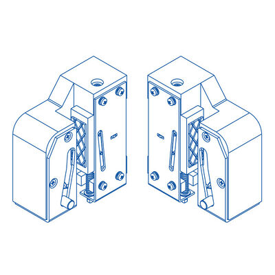 575-2800 كجم P+Q مصعد تروس السلامة التقدمية قطع غيار المصاعد