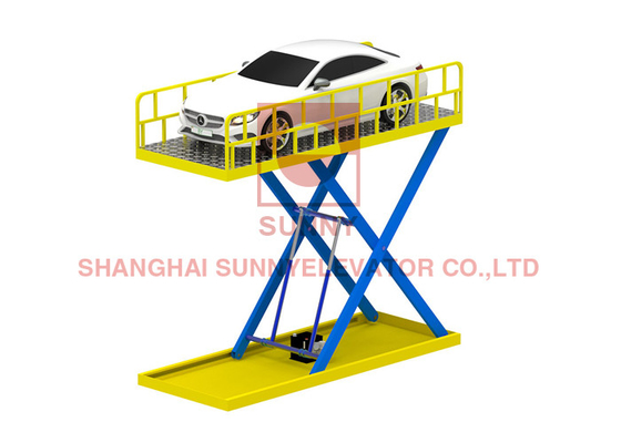 110V-460V مقص سيارة رفع الحمل 3000 ~ 7000kg مع الهيدروليك مدفوعة