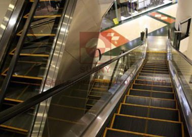 Shopping Mall Moving Walk Escalator 1500 - 8000mm Traveling Height 0.5m/S Speed
