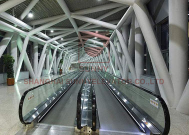 ISO9001 Airport VVVF Drive 12 ° Walkways Sidewalks باب السلالم المتحركة