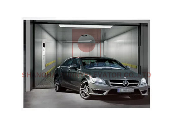 أرضية جرانيت 3000kg 0.25m / S Roomless Stainless Steel Car Elevator Lift