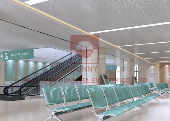 مصاعد مستشفى داخلية منخفضة الضوضاء آمنة حمولة 1600 كجم لسرير المريض في المستشفى