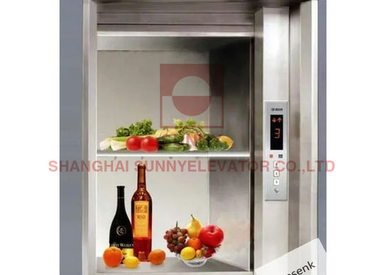 المطبخ الهيدروليكي رفع الطعام مرآة النقش Dumbwaiter مصعد تحميل 200kg