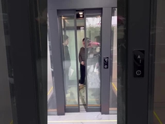 4 Floors Electric 3.0m/S AC Panoramic Home Elevator With Small Machine Room