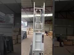 مصعد الشحن الفولاذي المطلي 5000 كجم سعة 0.5m / ثانية